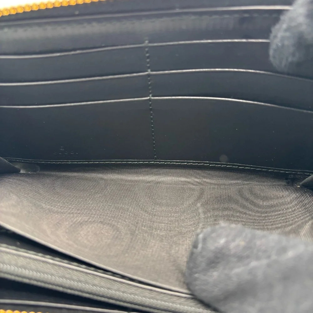 Gucci Guccisima Leather Zip Around Wallet